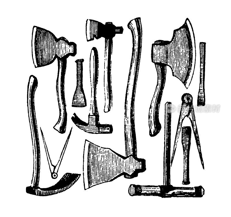 工具|早期木刻插图